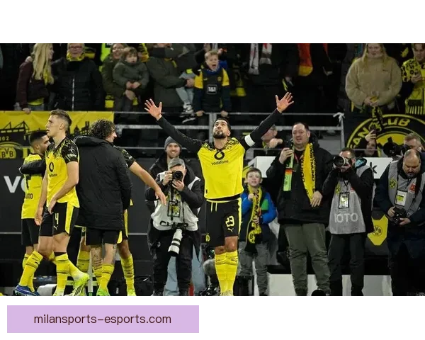 多特蒙德补时连入两球逆转斯图加特阿德耶米布兰特双双建功